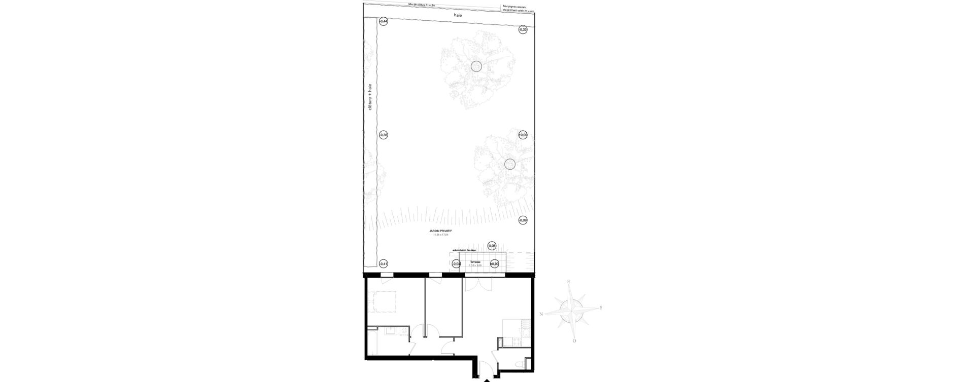 Appartement T3 de 58,15 m2 &agrave; Aubervilliers L&eacute;nine