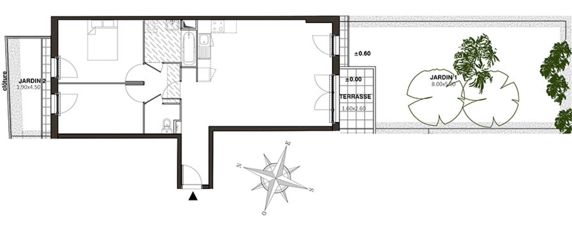 Appartement T3 de 68,14 m2 &agrave; Aubervilliers Centre