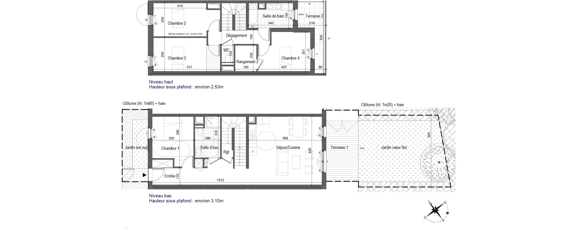 Appartement T5 de 115,44 m2 &agrave; Aubervilliers Fort d'aubervilliers