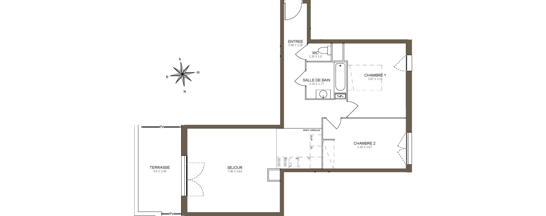 Appartement T3 de 72,95 m2 &agrave; Aubervilliers Centre