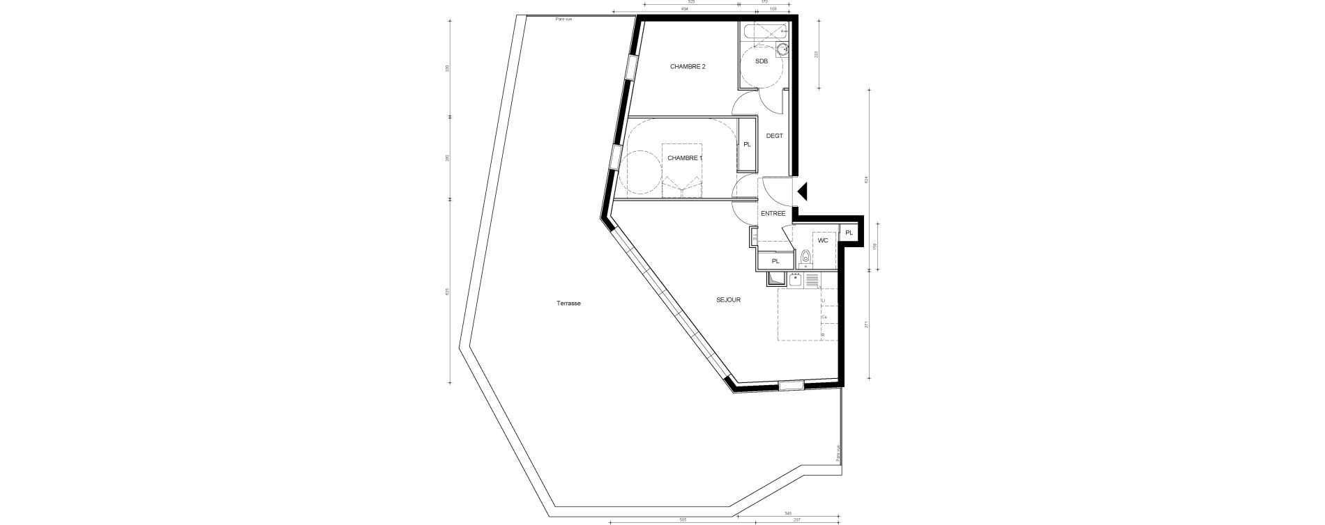 Appartement T3 de 68,71 m2 &agrave; Aubervilliers Centre