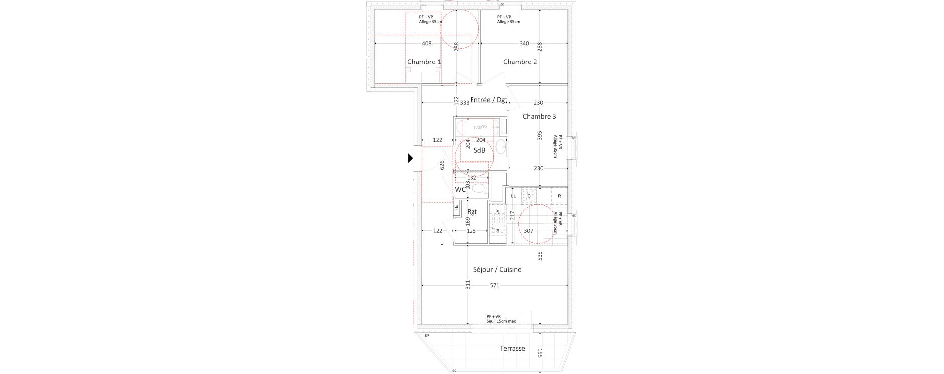 Appartement T4 de 72,50 m2 &agrave; Aubervilliers Landy