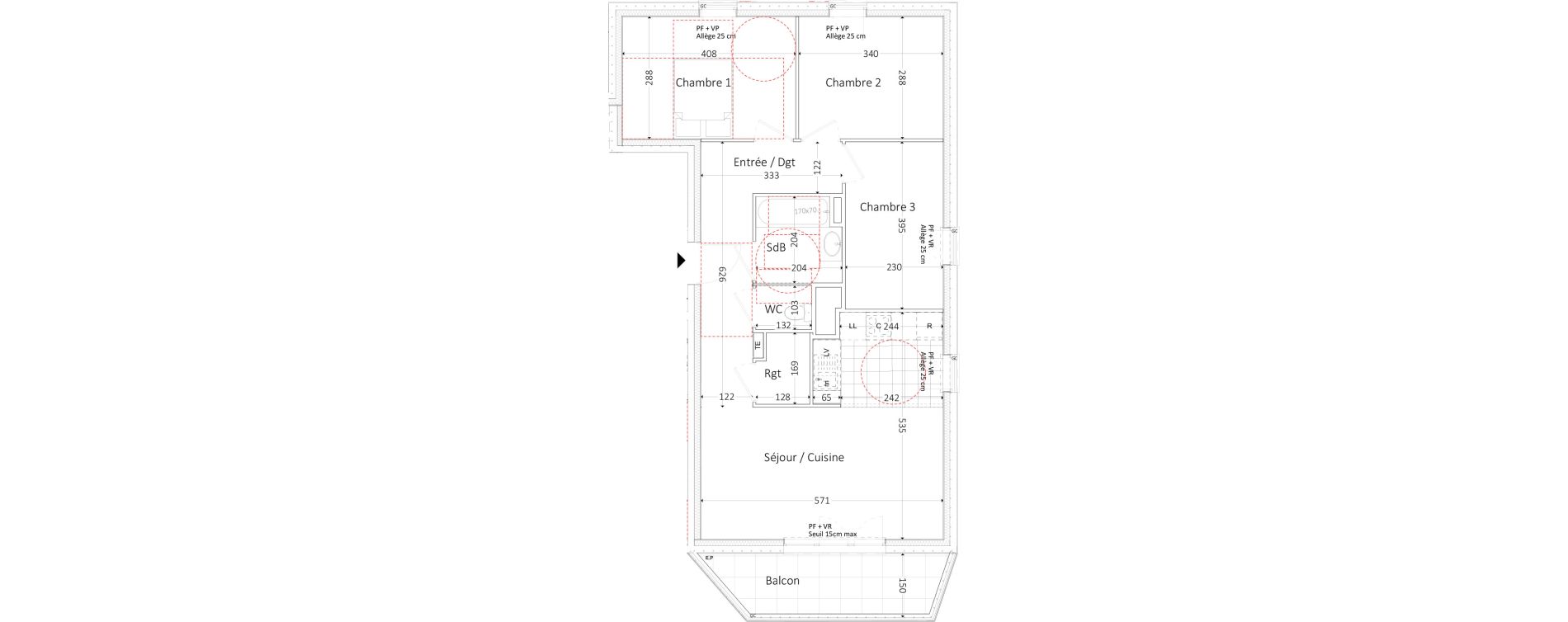 Appartement T4 de 72,50 m2 &agrave; Aubervilliers Landy