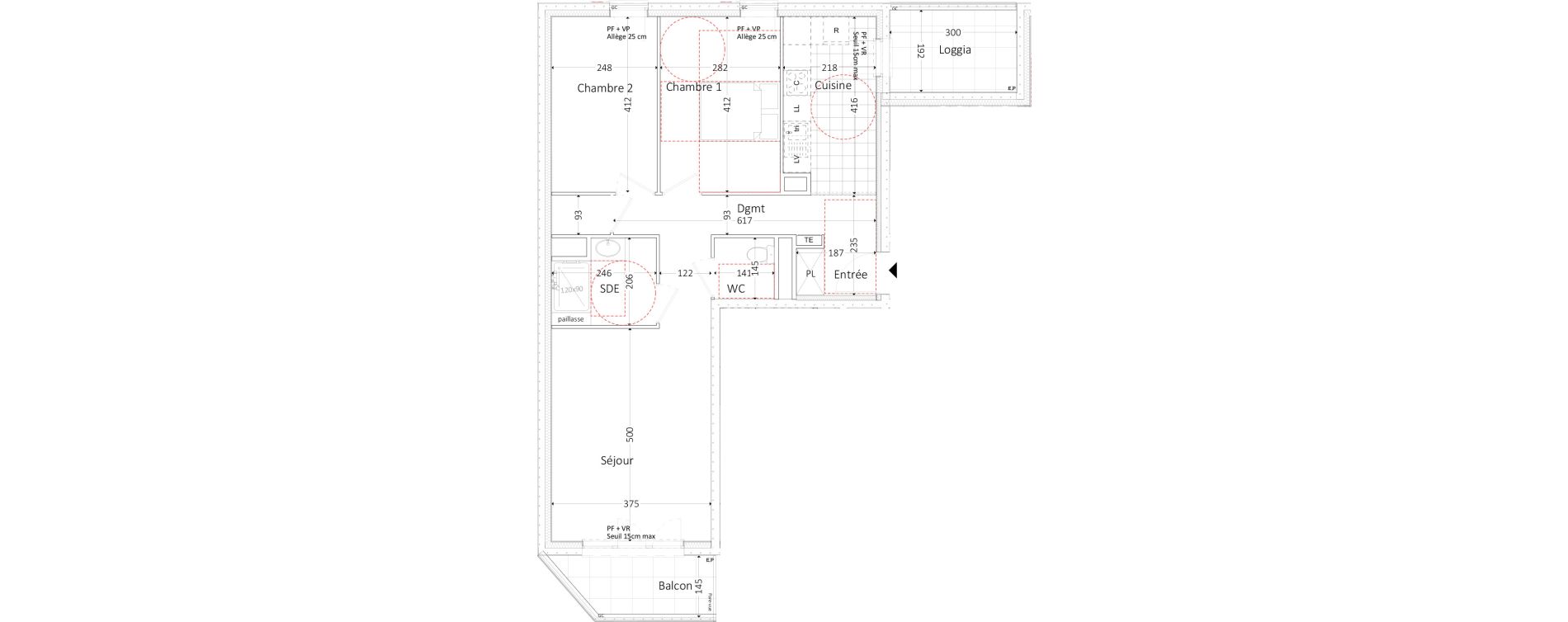 Appartement T3 de 68,26 m2 &agrave; Aubervilliers Landy