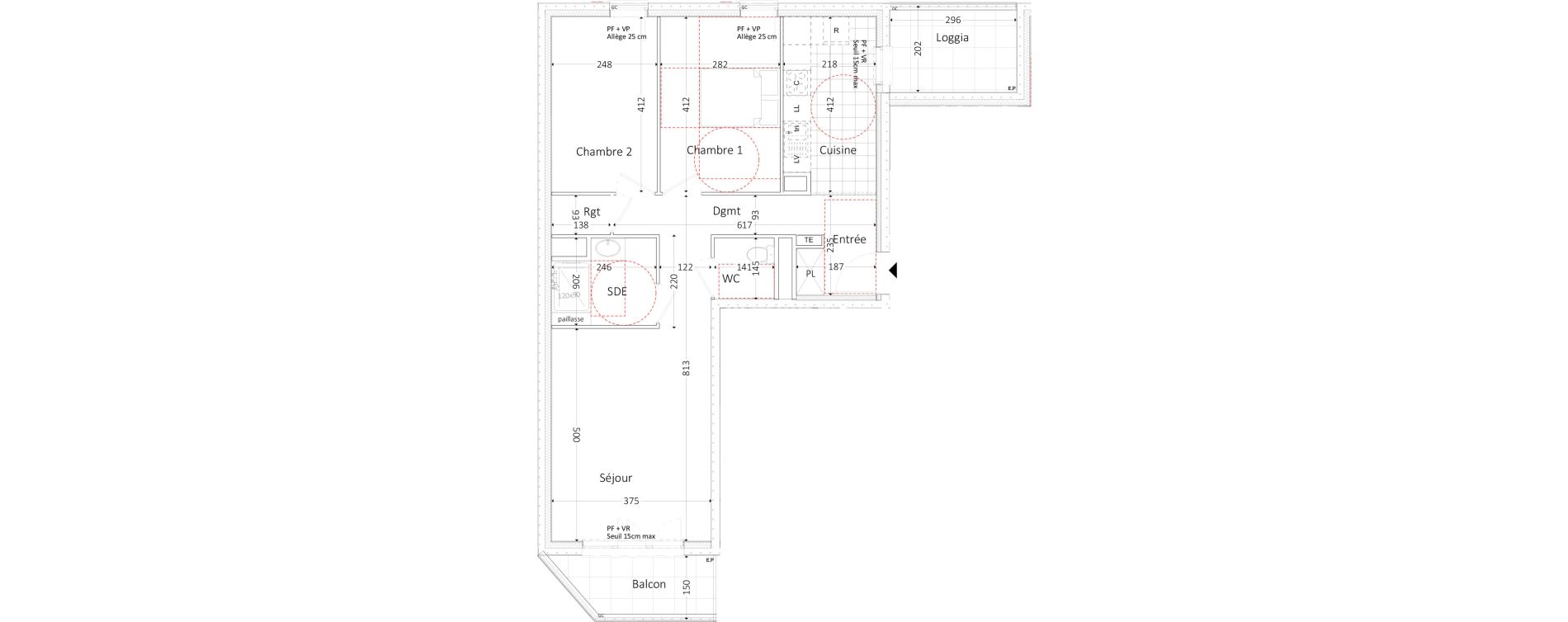 Appartement T3 de 68,26 m2 &agrave; Aubervilliers Landy