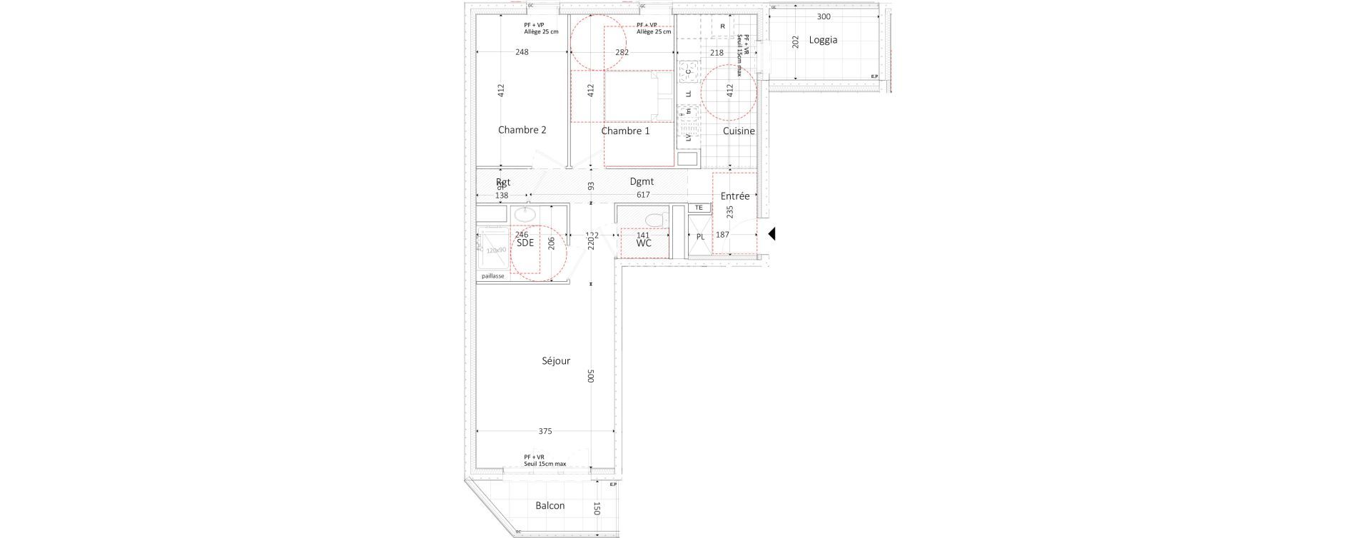 Appartement T3 de 68,25 m2 &agrave; Aubervilliers Landy