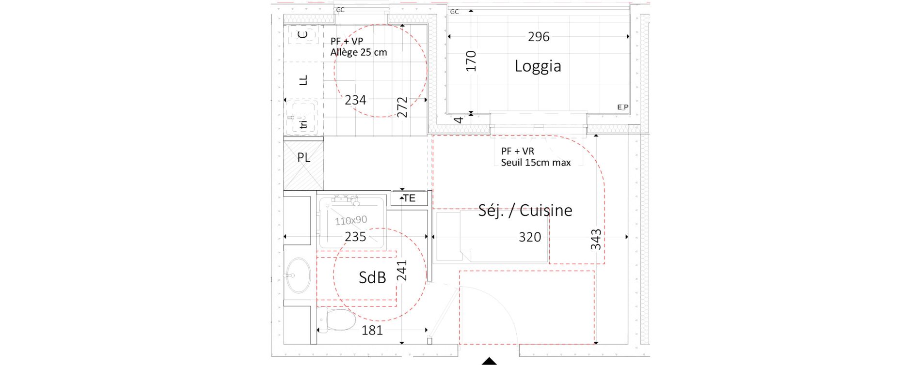 Appartement T1 de 22,23 m2 &agrave; Aubervilliers Landy