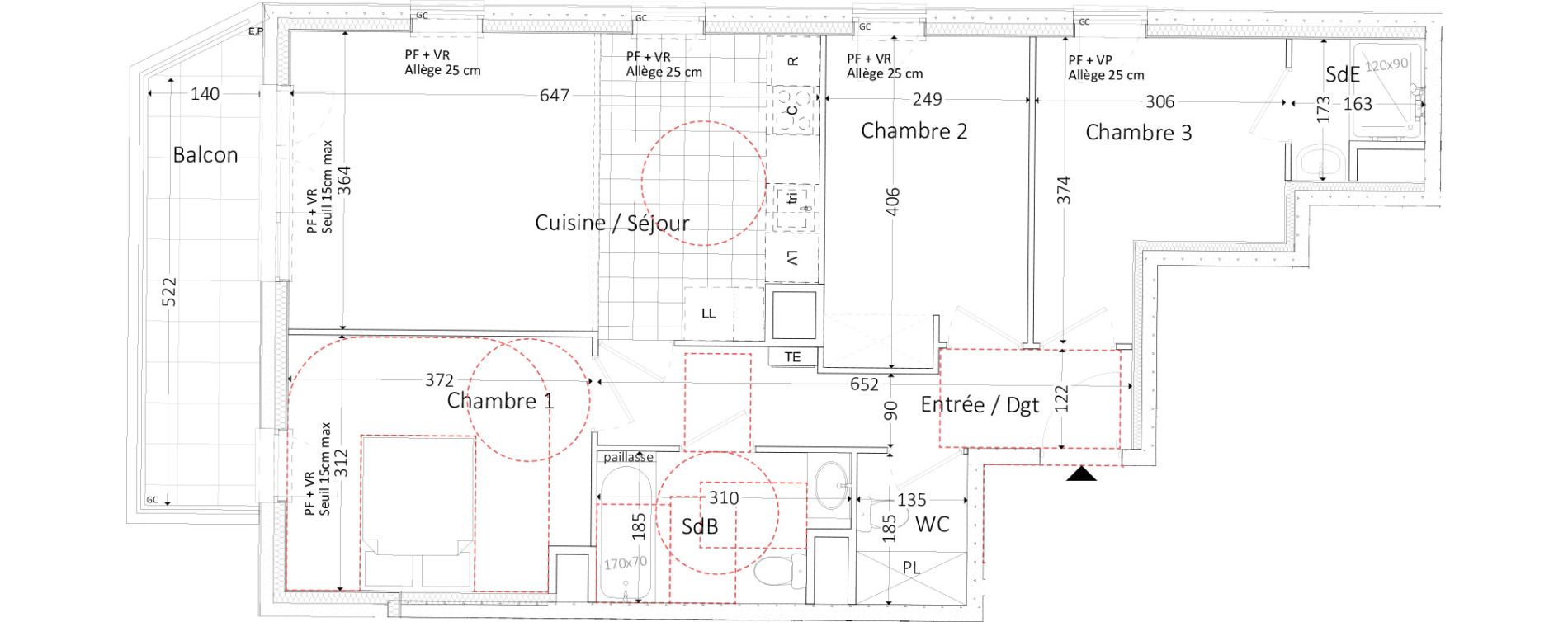 Appartement T4 de 71,12 m2 &agrave; Aubervilliers Landy