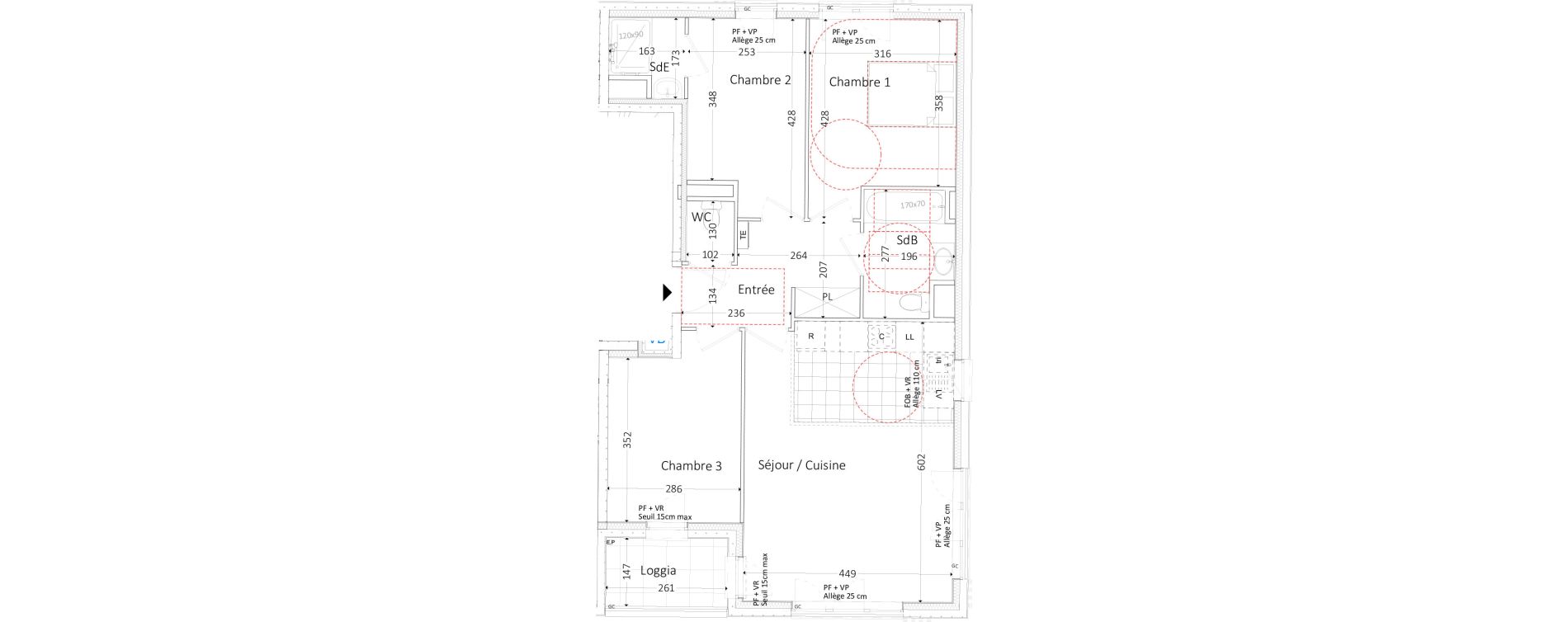 Appartement T4 de 75,51 m2 &agrave; Aubervilliers Landy