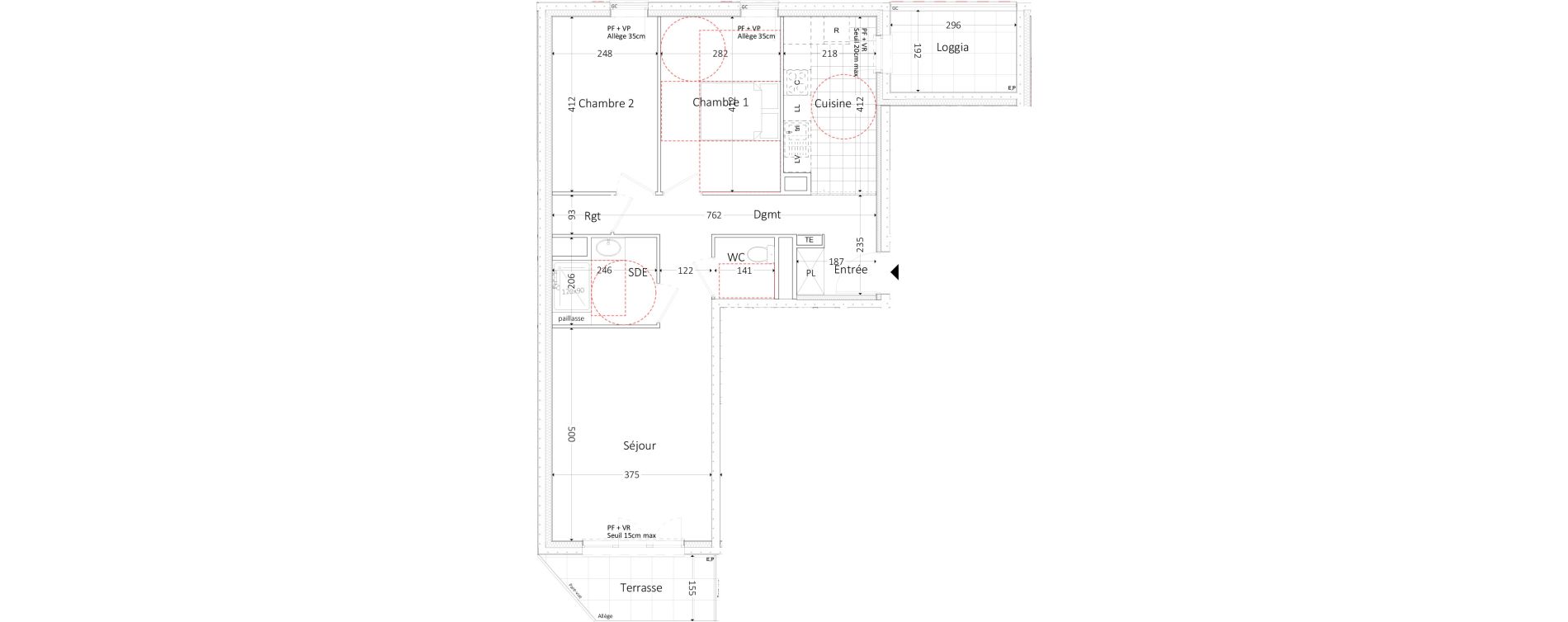 Appartement T3 de 68,27 m2 &agrave; Aubervilliers Landy