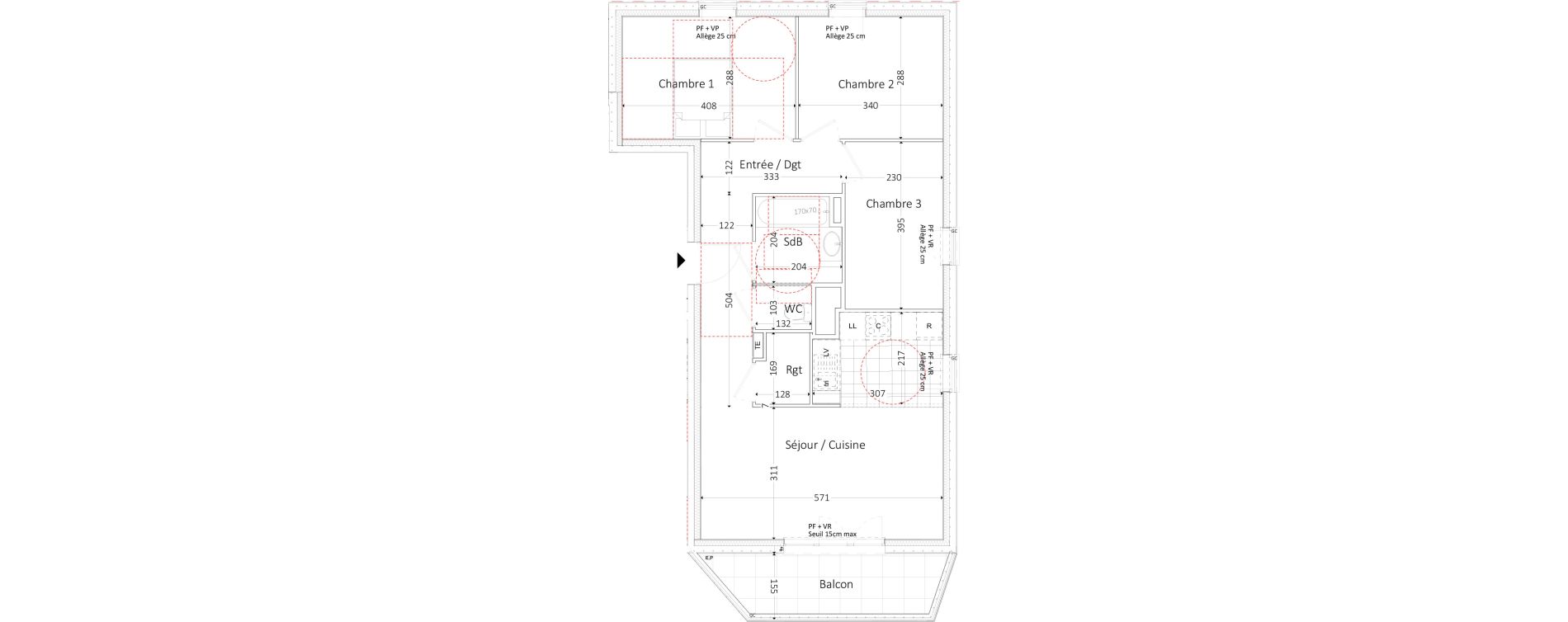 Appartement T4 de 72,50 m2 &agrave; Aubervilliers Landy