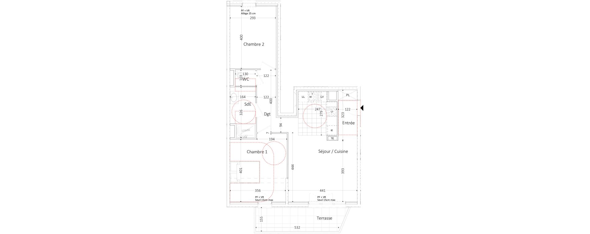 Appartement T3 de 68,32 m2 &agrave; Aubervilliers Landy