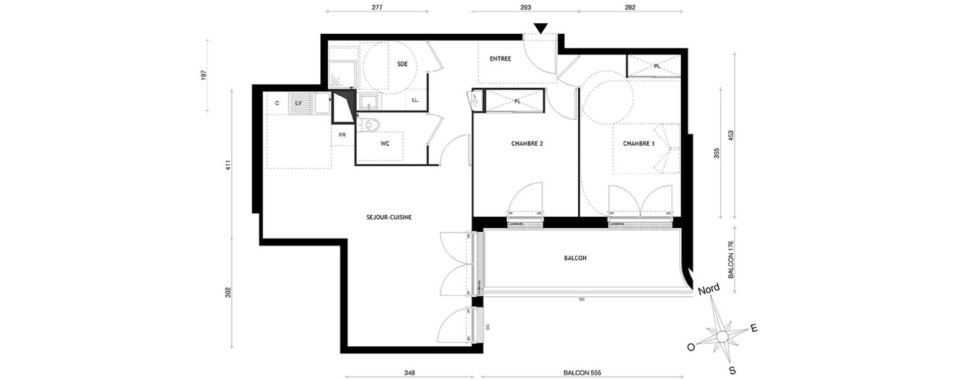 Appartement T3 de 65,80 m2 &agrave; Aubervilliers Centre