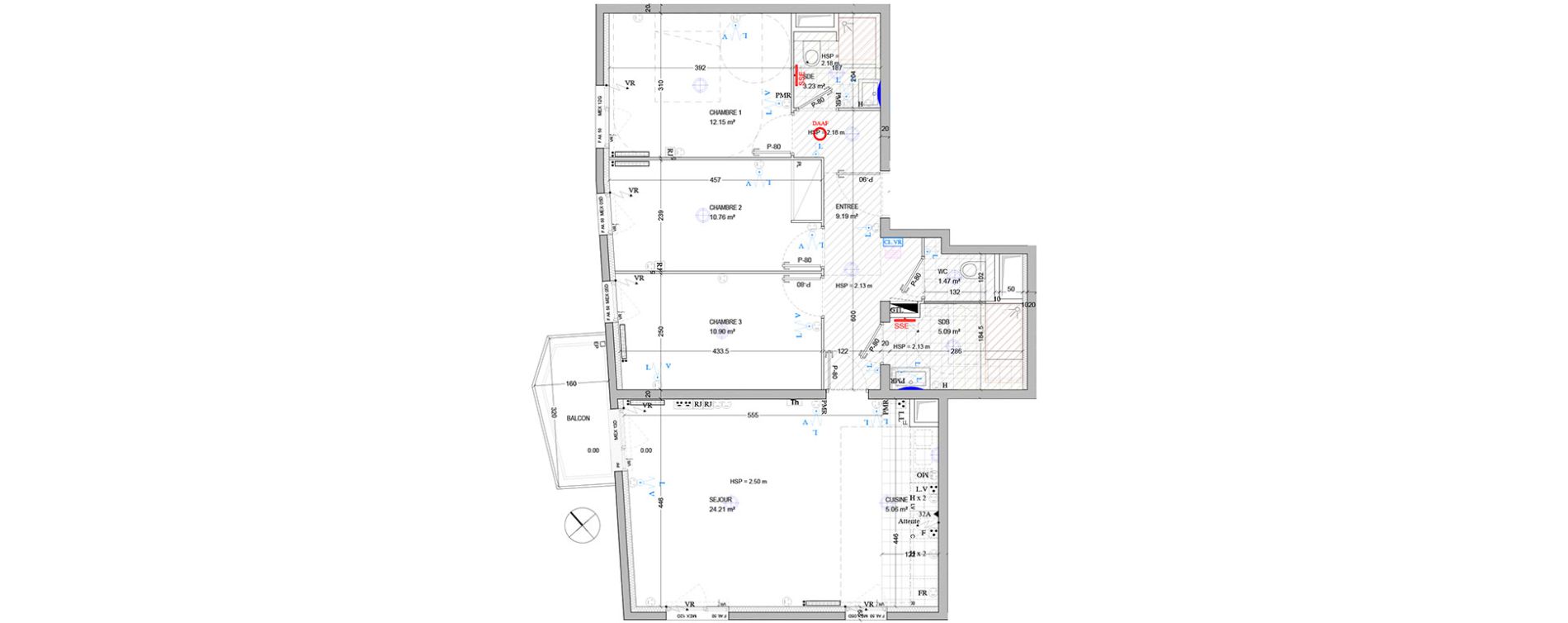 Appartement T4 de 82,06 m2 &agrave; Bagnolet Centre