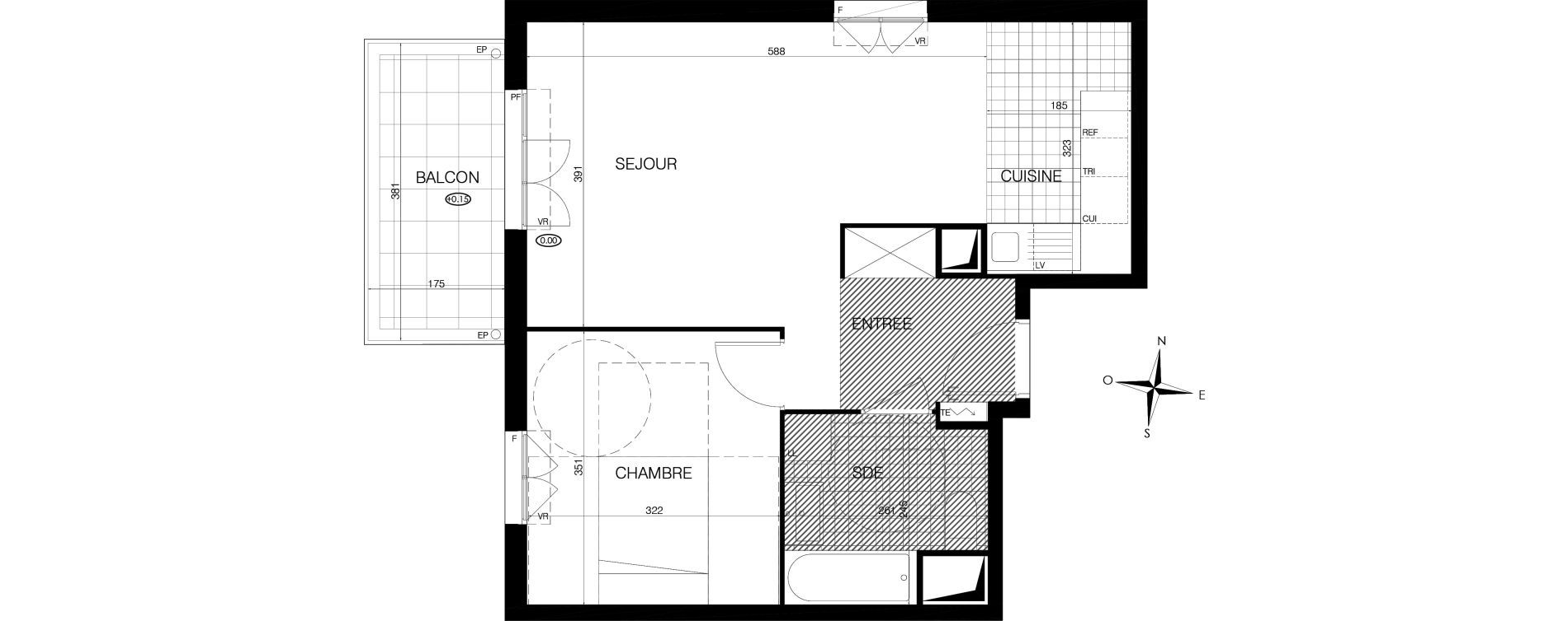 Appartement T2 de 48,70 m2 &agrave; Bobigny &eacute;cocit&eacute;