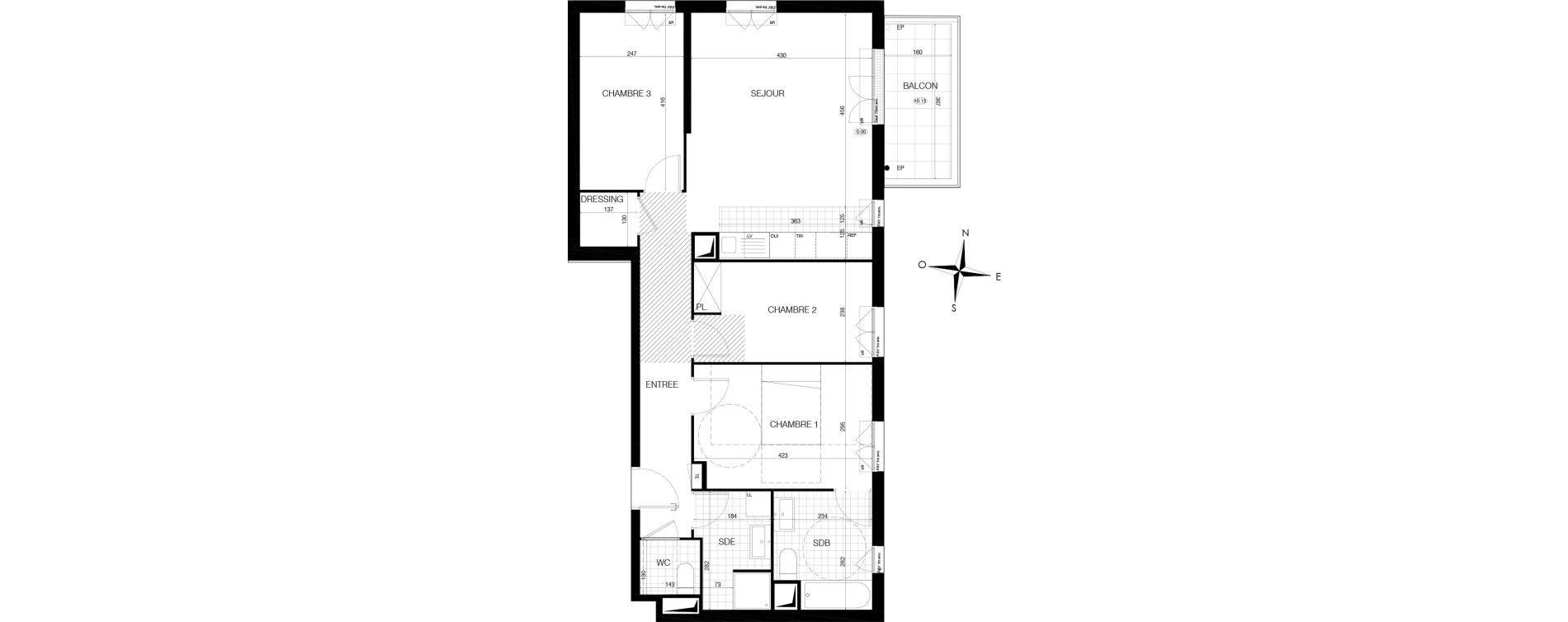 Appartement T4 de 82,30 m2 &agrave; Bobigny &eacute;cocit&eacute;