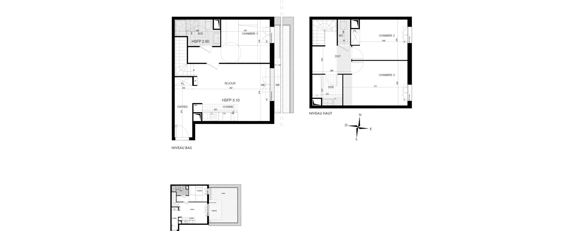 Duplex T4 de 87,20 m2 &agrave; Bobigny &eacute;cocit&eacute;
