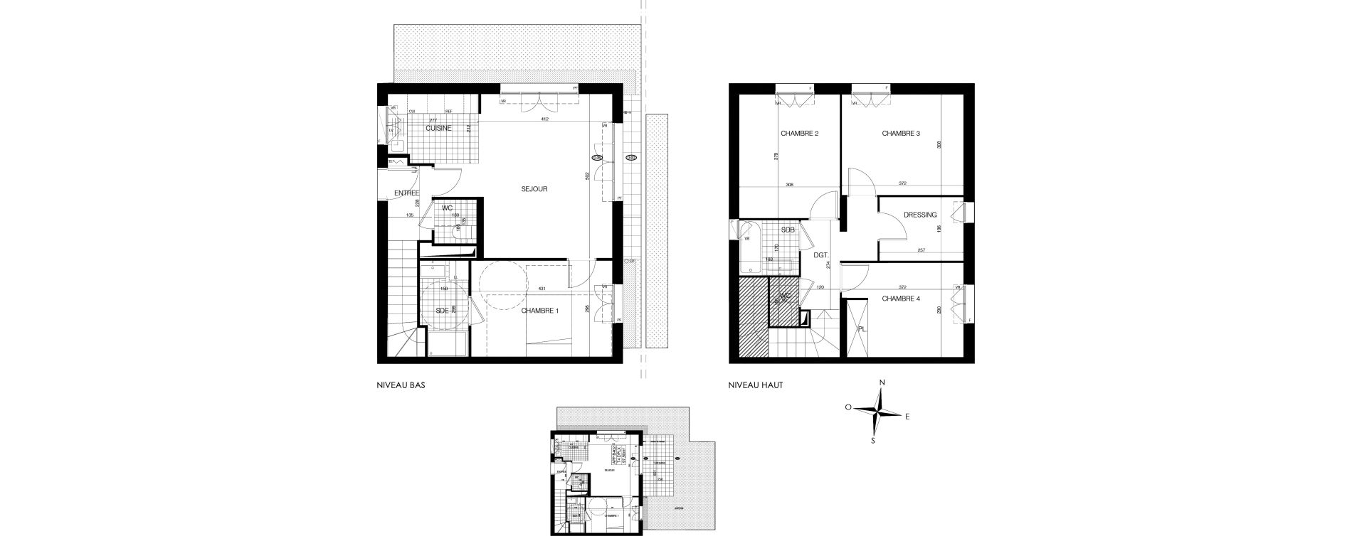 Duplex T5 de 97,50 m2 &agrave; Bobigny &eacute;cocit&eacute;