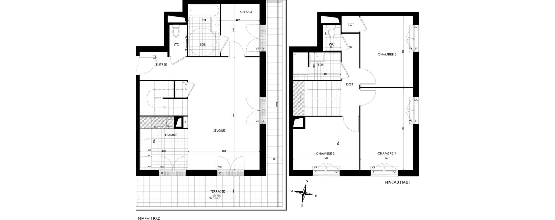Duplex T4 de 89,27 m2 &agrave; Bobigny &eacute;cocit&eacute;