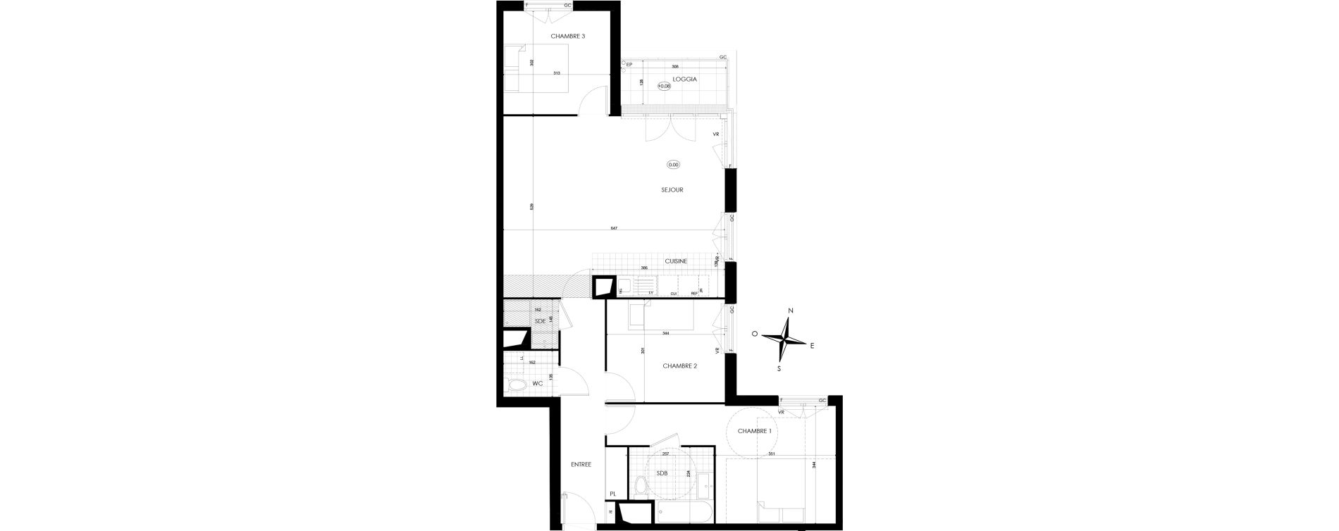 Appartement T4 de 87,91 m2 &agrave; Bobigny &eacute;cocit&eacute;