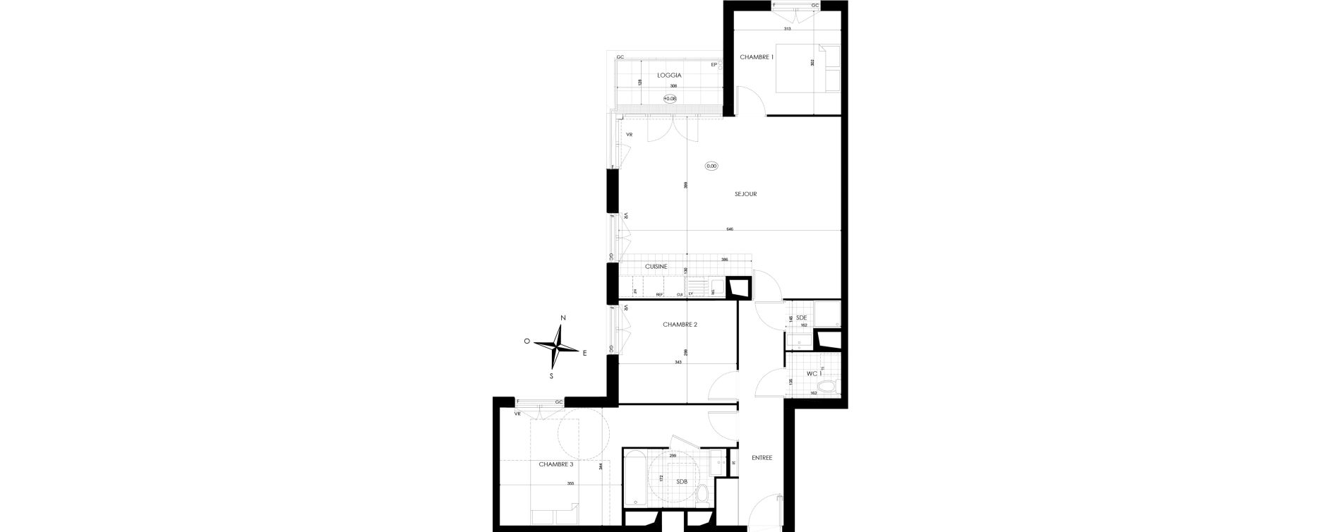 Appartement T4 de 88,26 m2 &agrave; Bobigny &eacute;cocit&eacute;