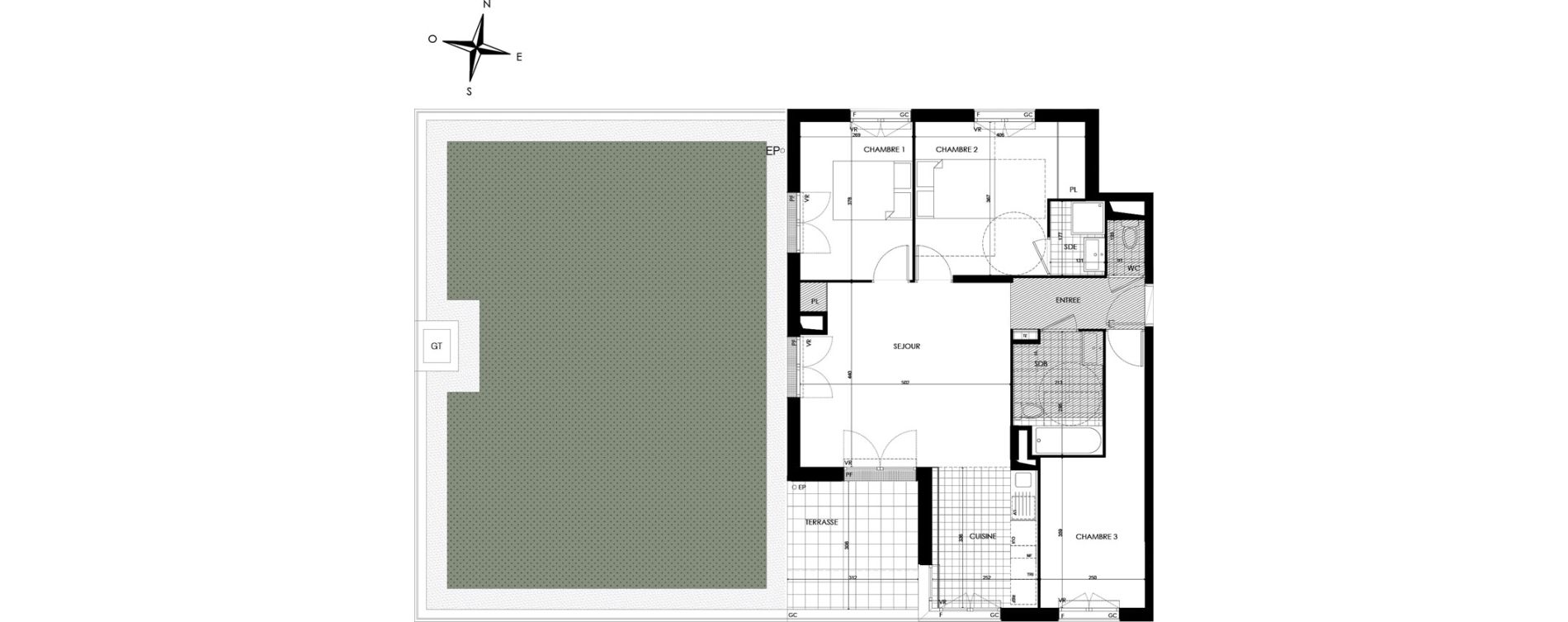 Appartement T4 de 78,74 m2 &agrave; Bobigny &eacute;cocit&eacute;