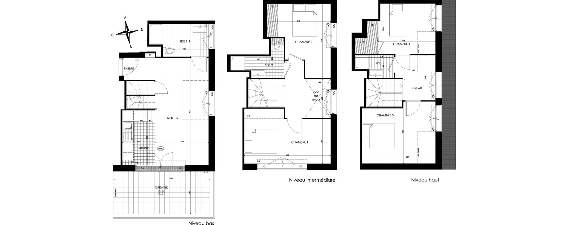 Appartement T5 de 98,64 m2 &agrave; Bobigny &eacute;cocit&eacute;