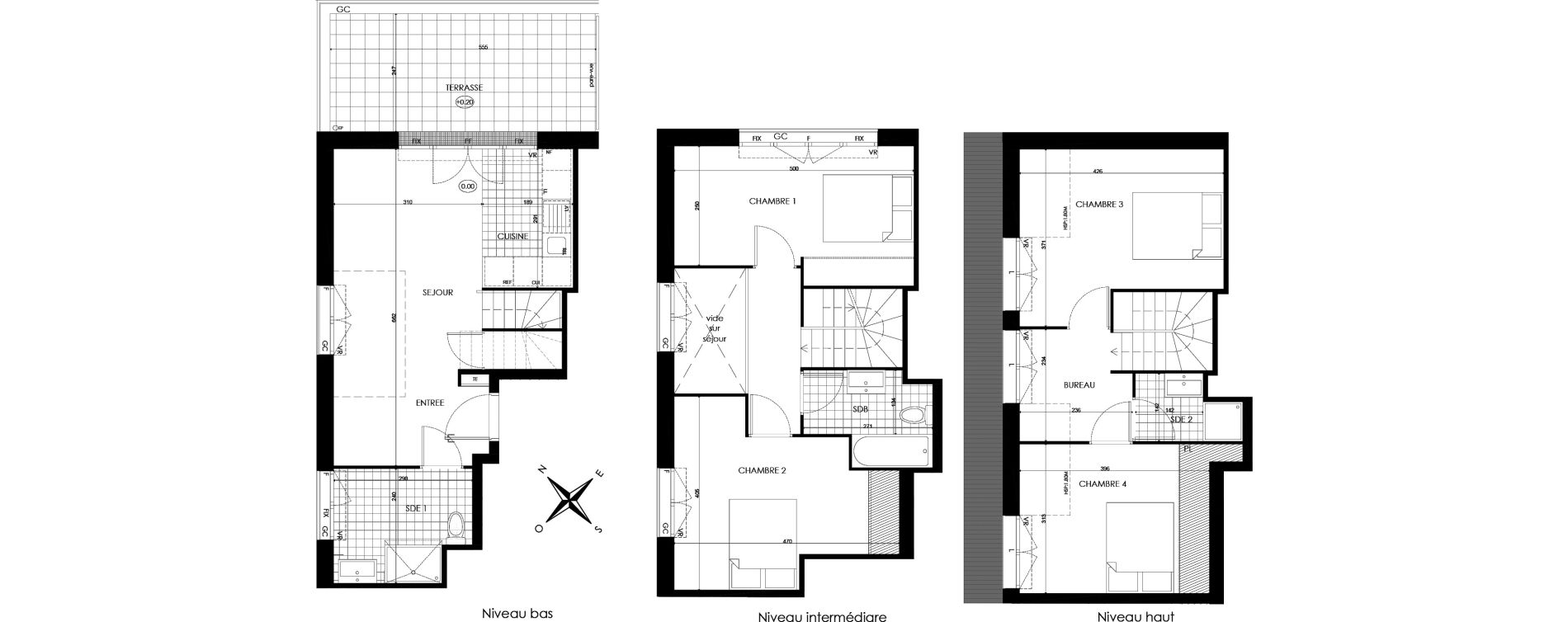 Appartement T5 de 99,33 m2 &agrave; Bobigny &eacute;cocit&eacute;