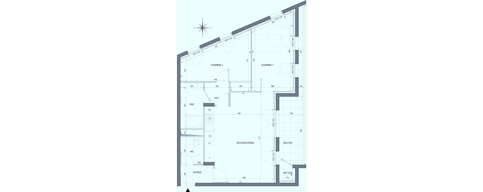 Appartement T3 de 65,03 m2 &agrave; Bobigny &eacute;cocit&eacute;