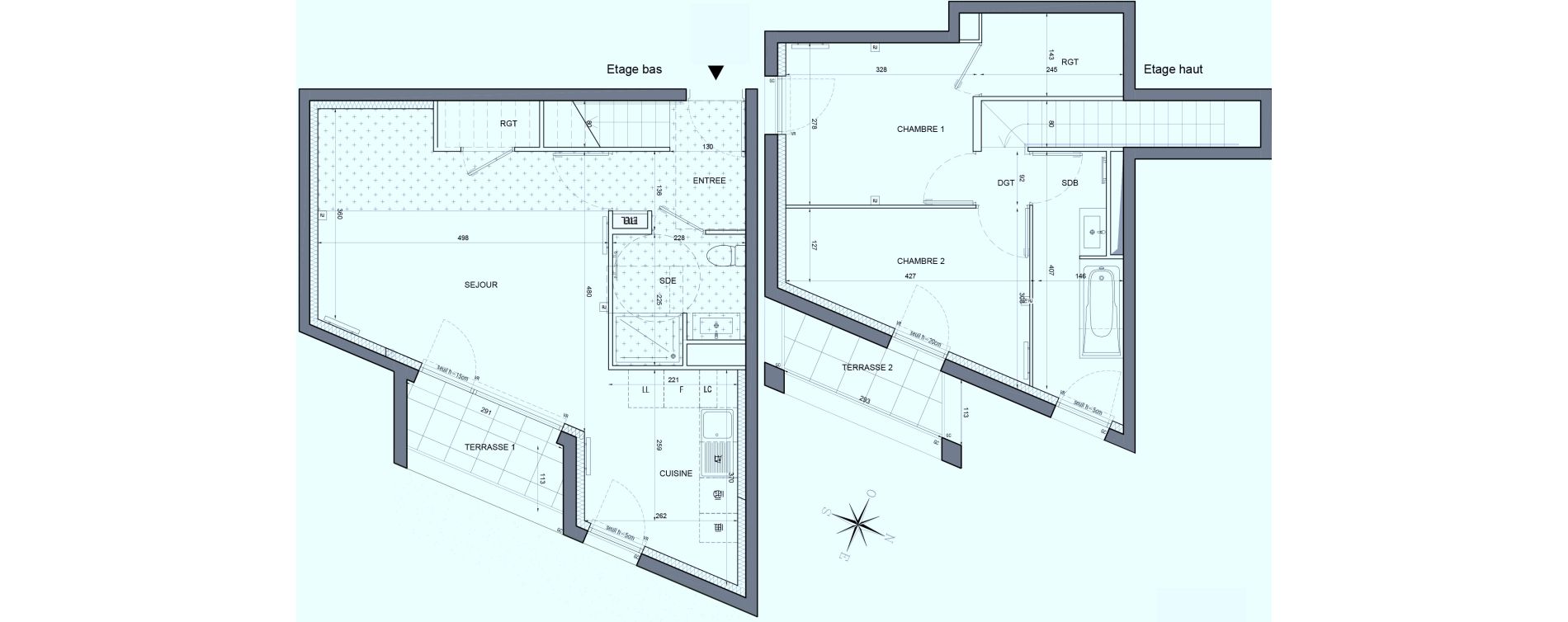 Appartement T3 de 63,85 m2 &agrave; Bobigny &eacute;cocit&eacute;