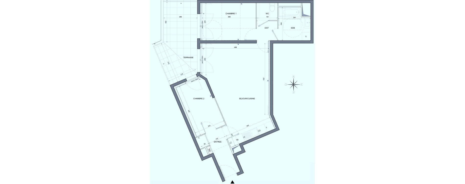 Appartement T3 de 65,93 m2 &agrave; Bobigny &eacute;cocit&eacute;