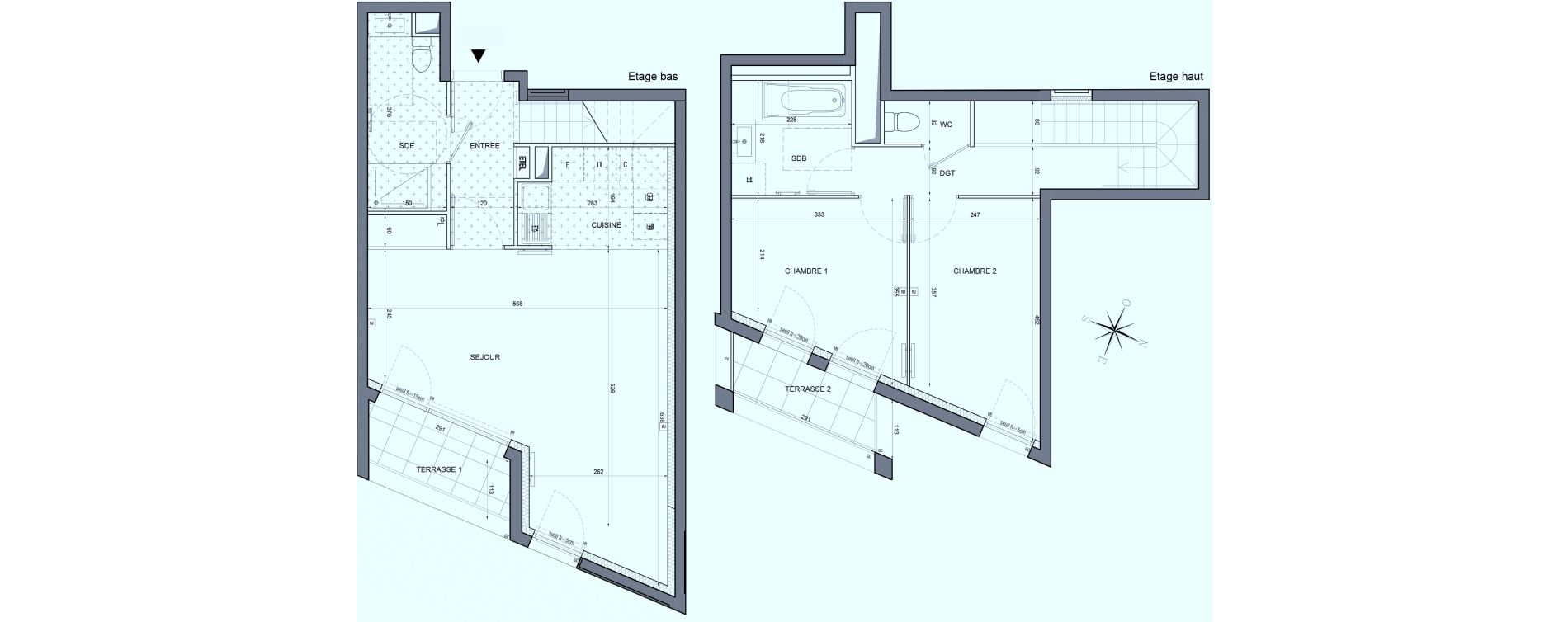 Appartement T3 de 70,13 m2 &agrave; Bobigny &eacute;cocit&eacute;
