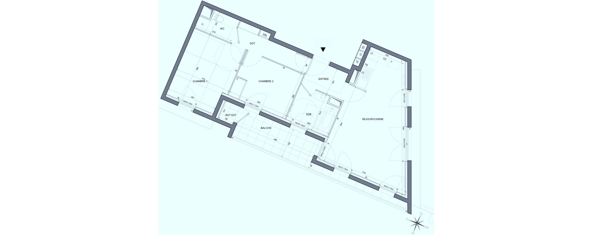 Appartement T3 de 61,50 m2 &agrave; Bobigny &eacute;cocit&eacute;