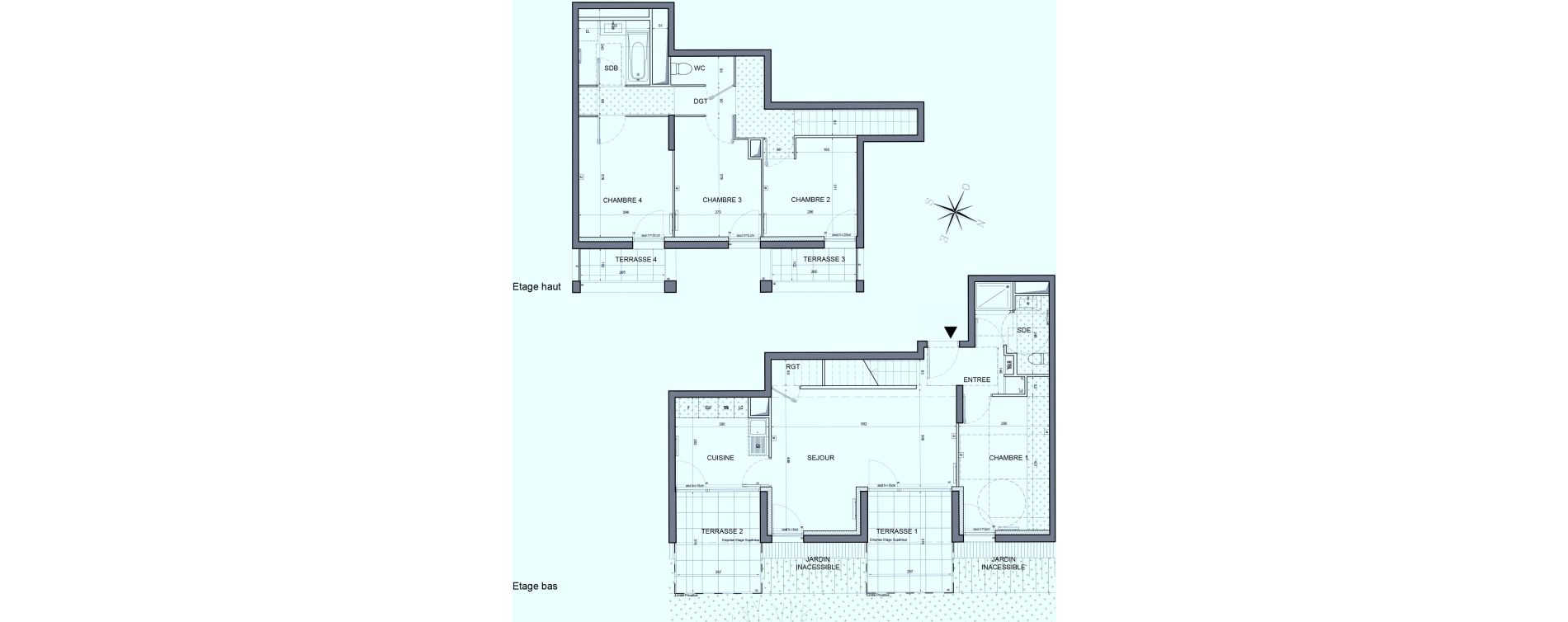 Appartement T5 de 95,76 m2 &agrave; Bobigny &eacute;cocit&eacute;