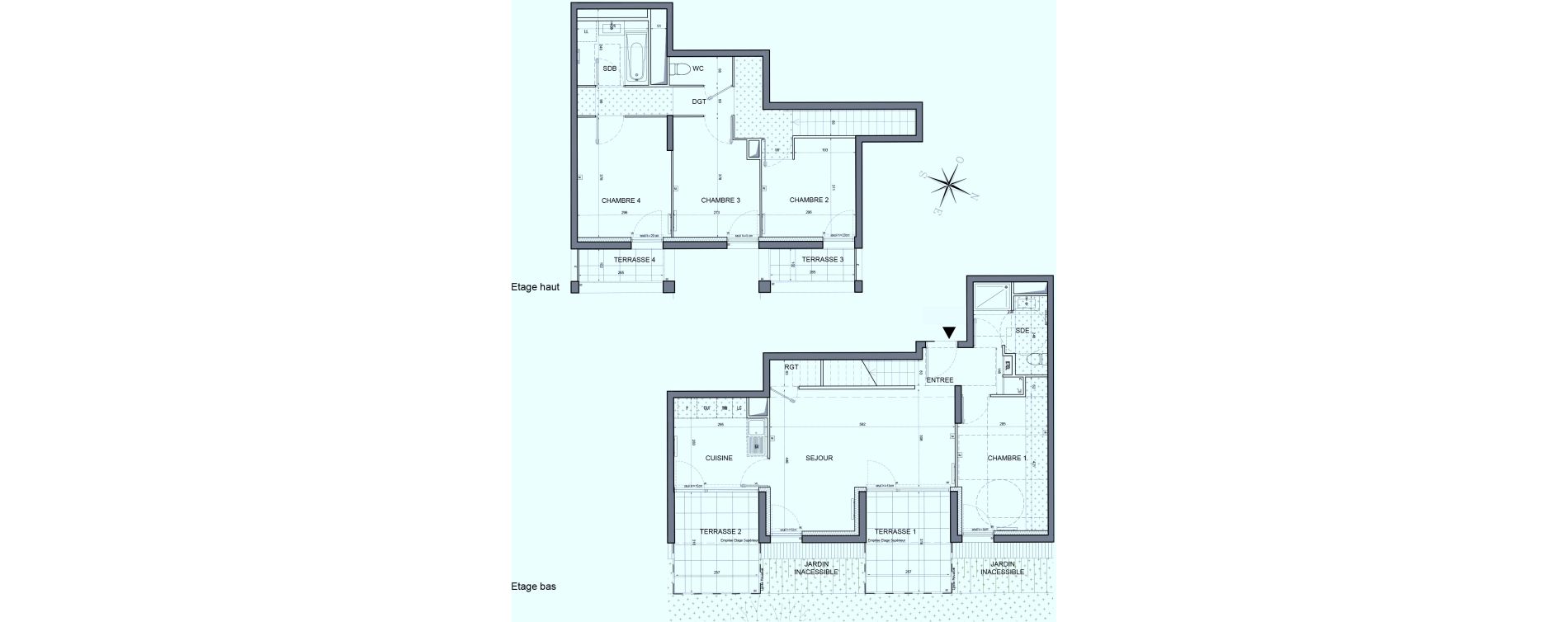 Appartement T5 de 95,76 m2 &agrave; Bobigny &eacute;cocit&eacute;
