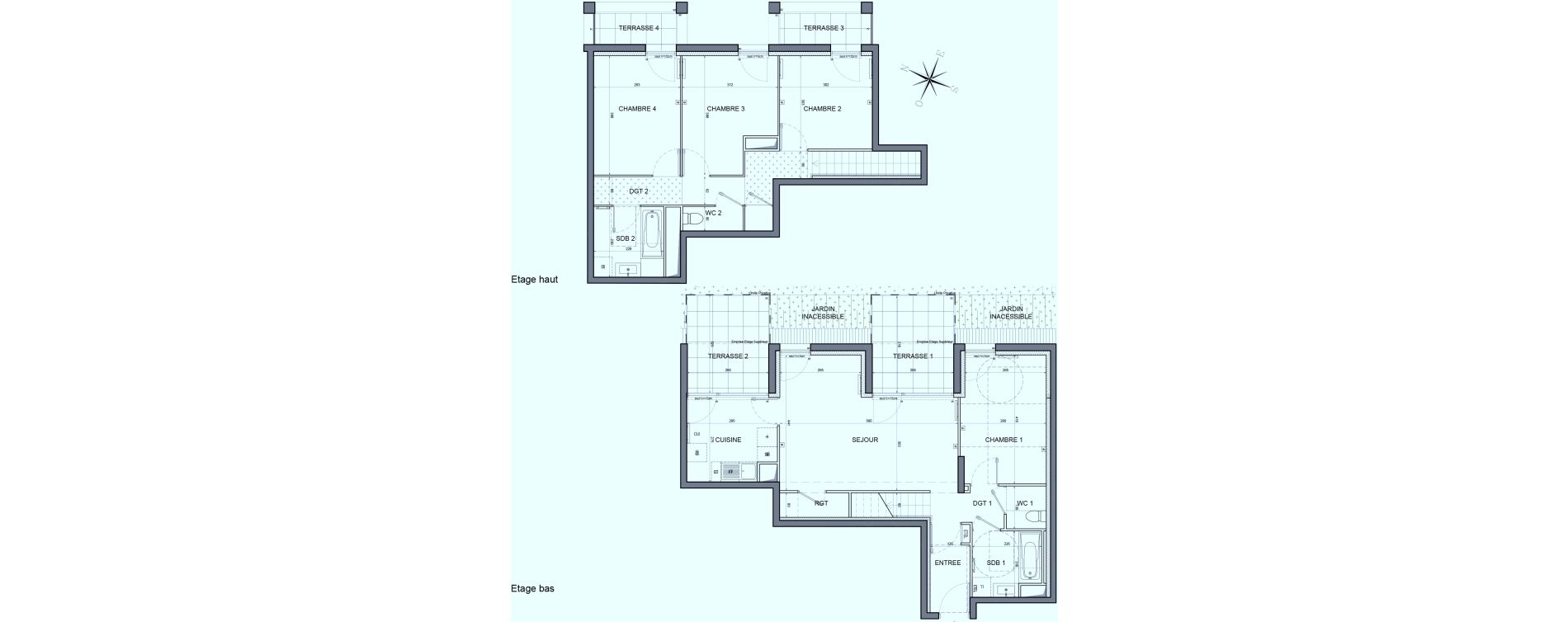 Appartement T5 de 100,79 m2 &agrave; Bobigny &eacute;cocit&eacute;