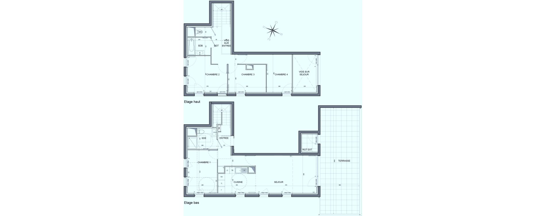 Appartement T5 de 94,18 m2 &agrave; Bobigny &eacute;cocit&eacute;