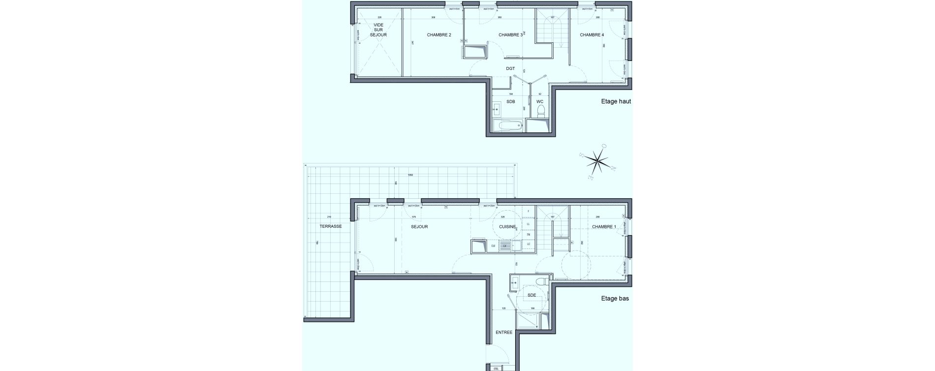 Appartement T5 de 97,97 m2 &agrave; Bobigny &eacute;cocit&eacute;
