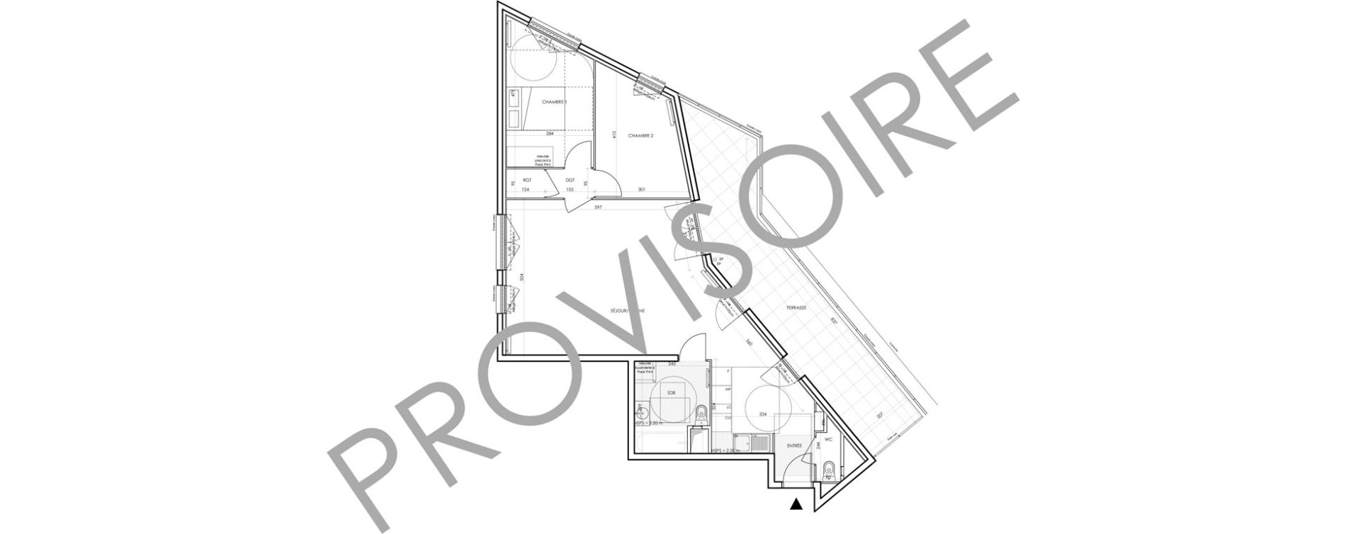 Appartement T3 de 79,18 m2 &agrave; Bondy Centre