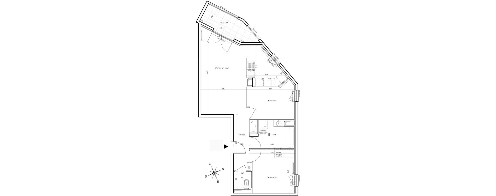 Appartement T3 de 63,16 m2 &agrave; Bondy Centre