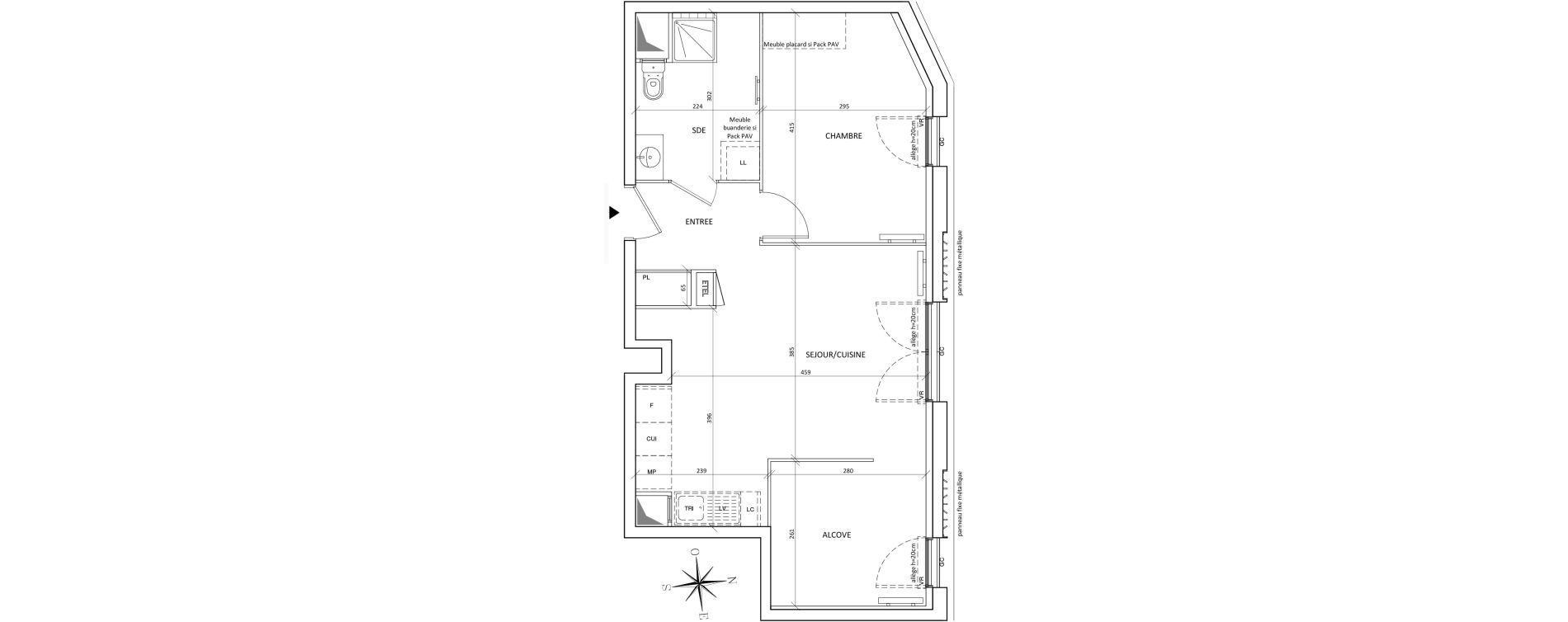 Appartement T2 de 49,67 m2 &agrave; Bondy Centre