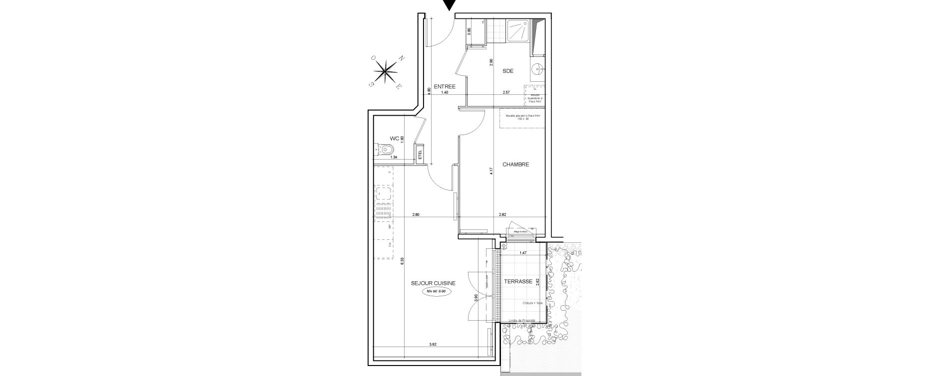Appartement T2 de 49,31 m2 &agrave; Drancy Centre