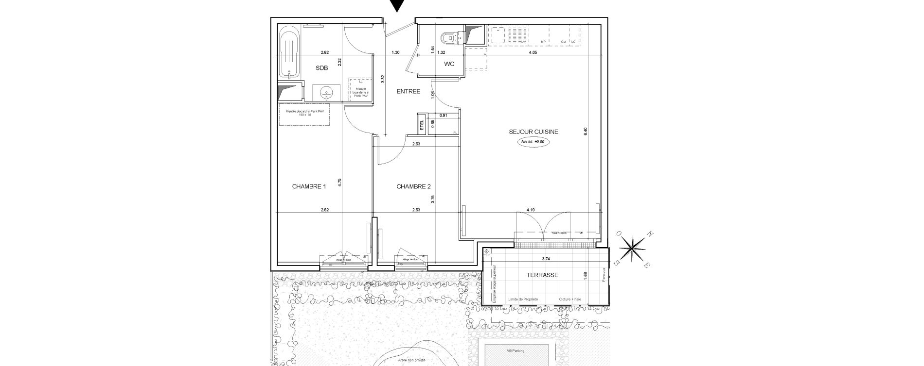 Appartement T3 de 63,49 m2 &agrave; Drancy Centre