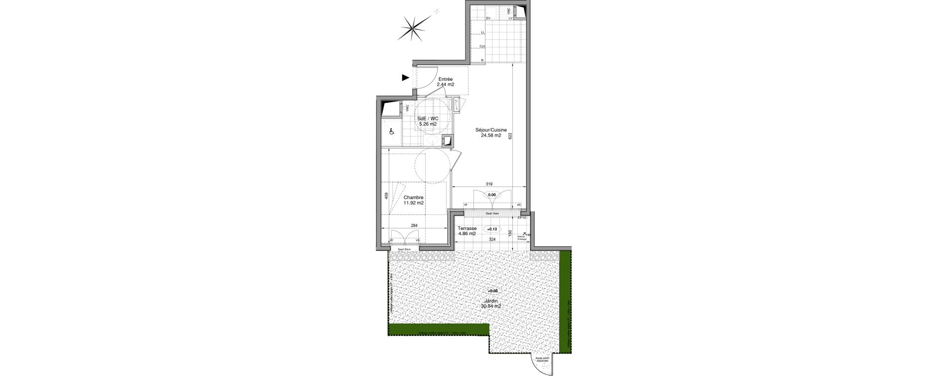 Appartement T2 de 44,20 m2 &agrave; Drancy Centre