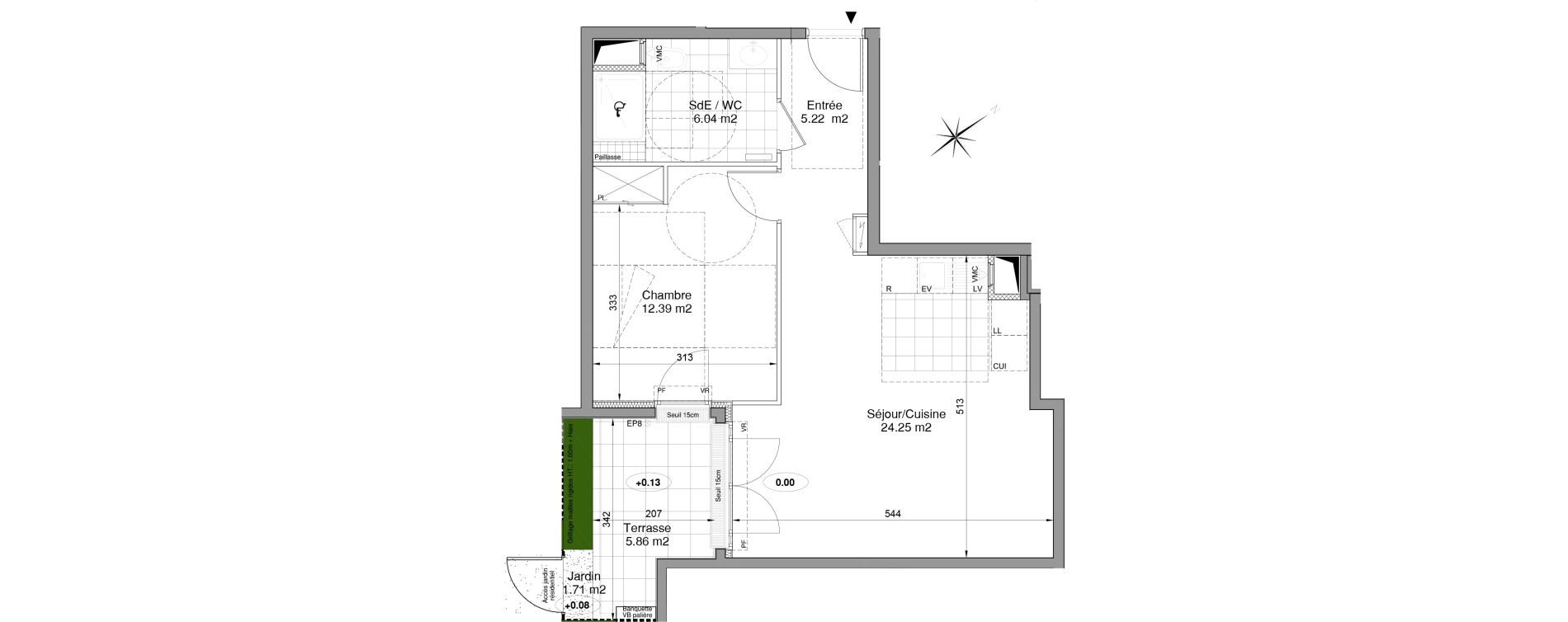 Appartement T2 de 47,90 m2 &agrave; Drancy Centre