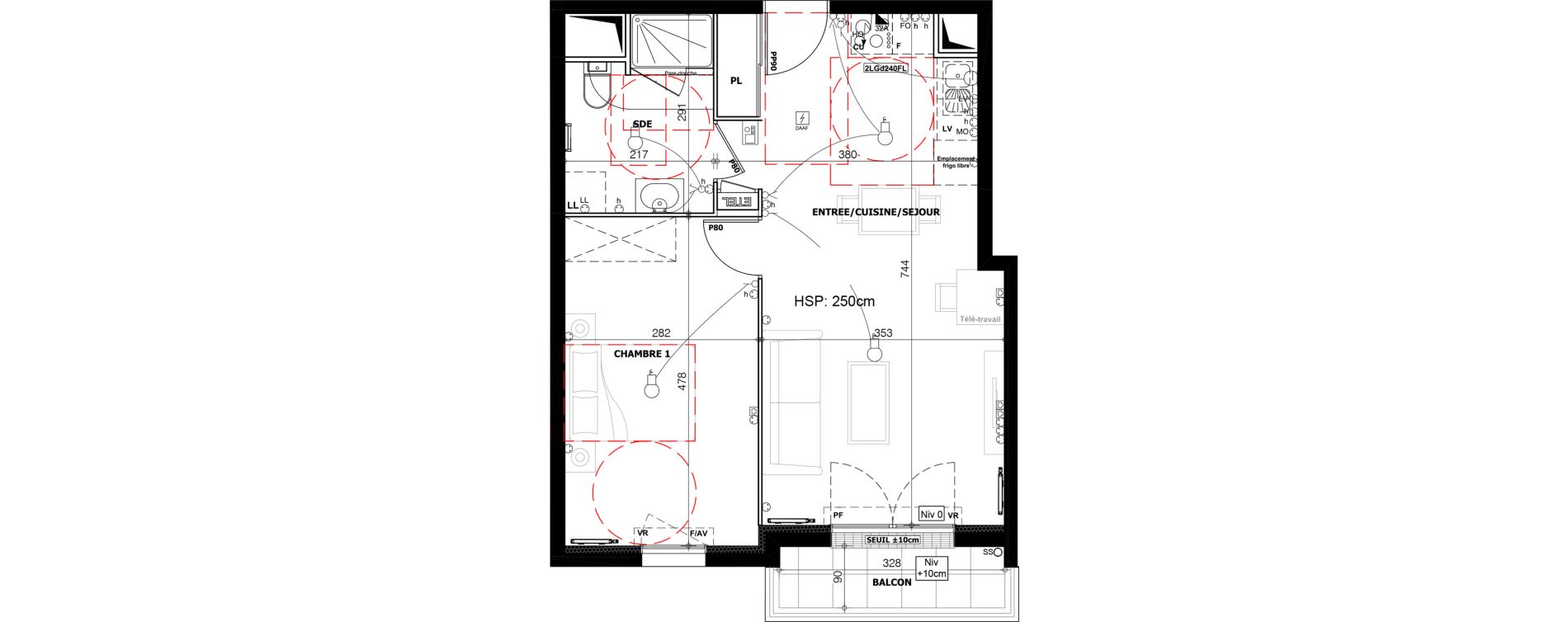 Appartement T2 de 45,14 m2 &agrave; Drancy Paris campagne