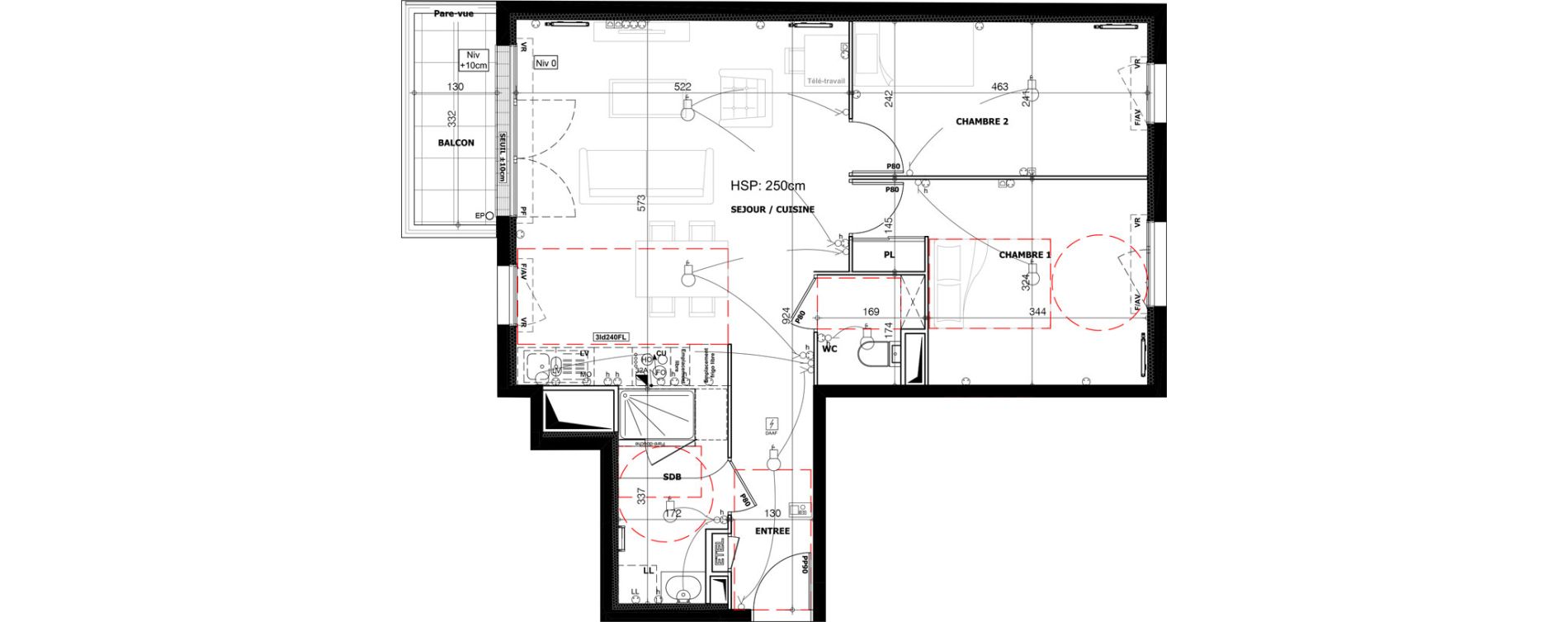 Appartement T3 de 65,51 m2 &agrave; Drancy Paris campagne