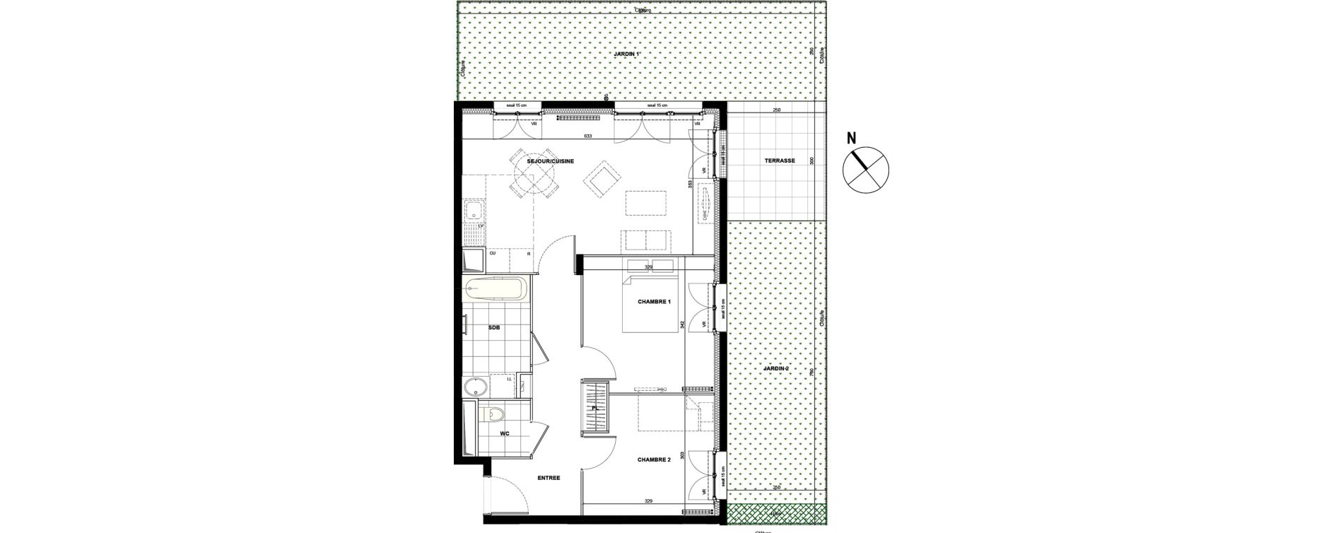 Appartement T3 de 60,27 m2 &agrave; Drancy La mare