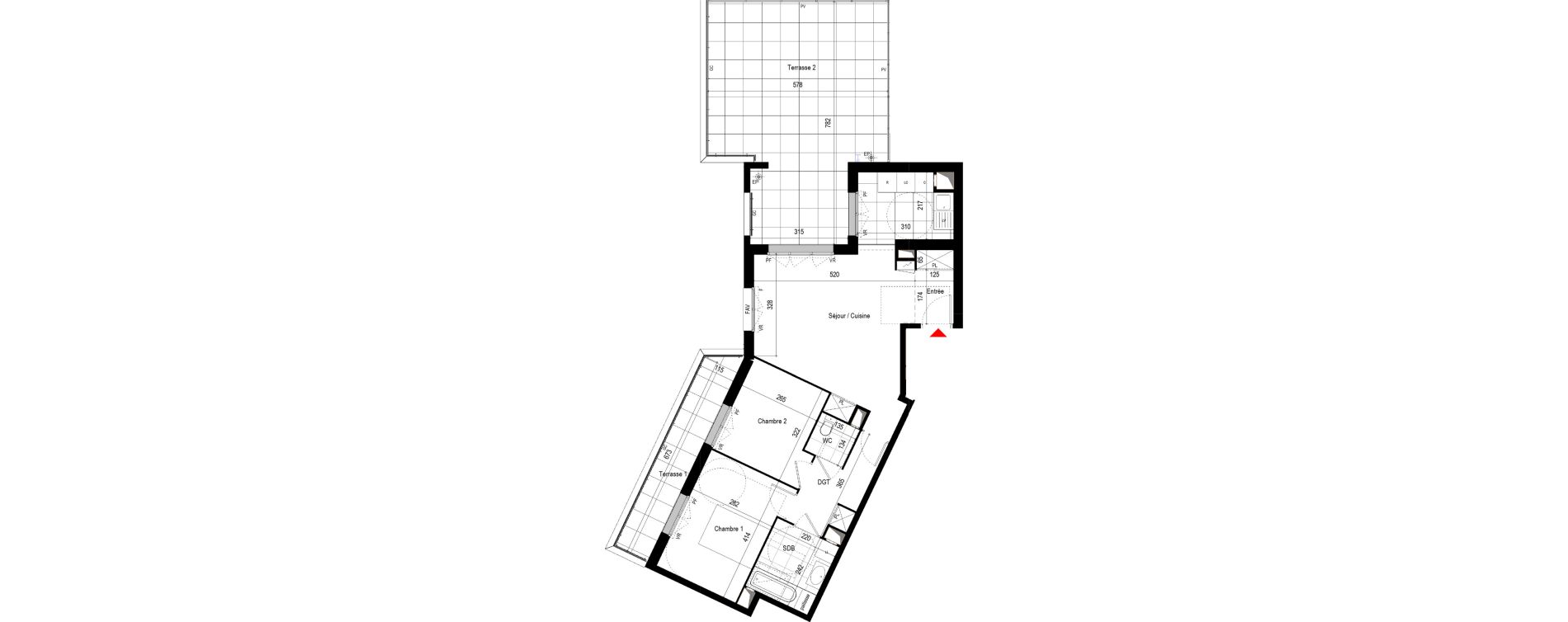 Appartement T3 de 66,15 m2 &agrave; Drancy Le baillet