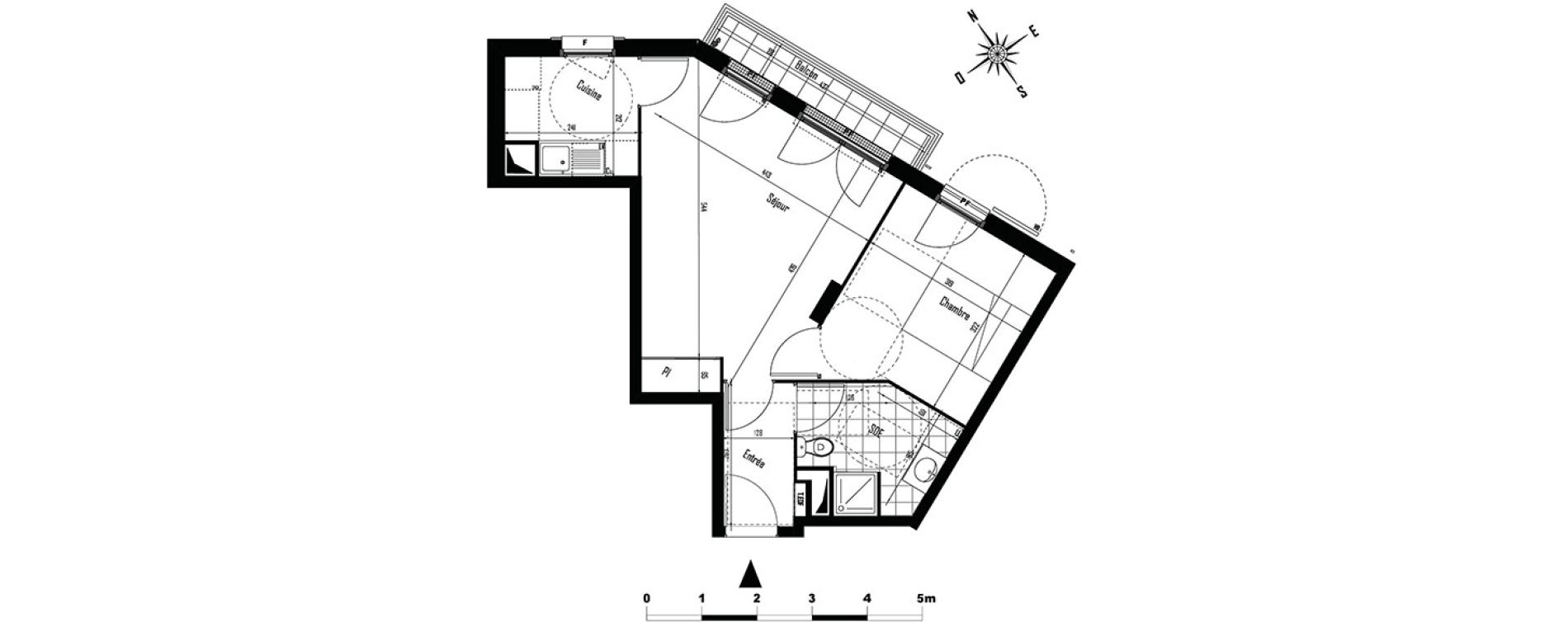 Appartement T2 de 44,50 m2 &agrave; Drancy Centre